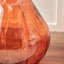 Lucia Orange Organic Shaped Recycled Glass Vase