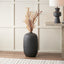 Dara Black Fibrestone Vase Tall