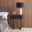 Newark Black Ash Veneer Bedside Unit