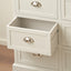 Stockton Linen Wood 6 Drawer Unit