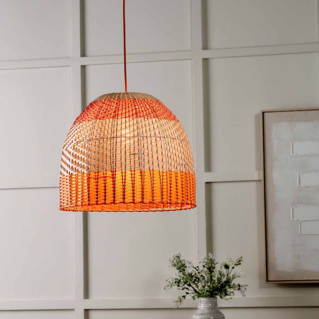 Designers Guild Brera Pimento Rattan Pendant