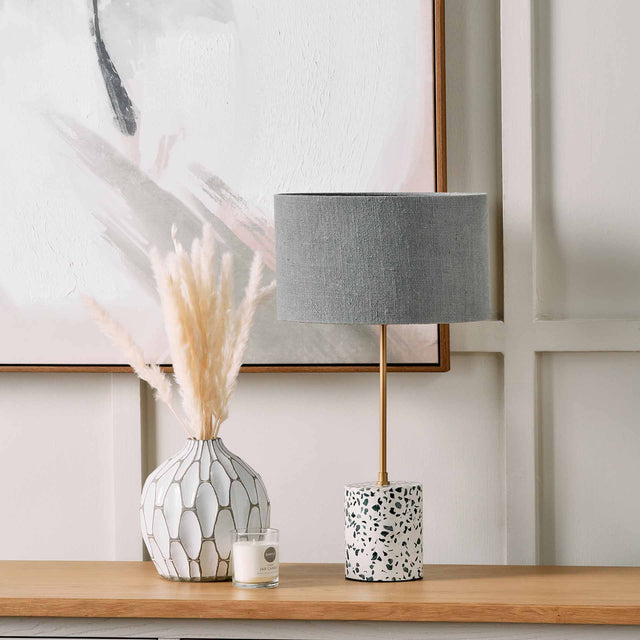 Designers Guild White Terrazzo Table Lamp