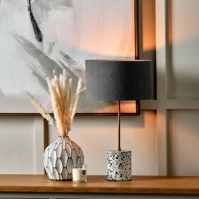 Designers Guild White Terrazzo Table Lamp