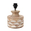 Asva Carved Wood Table Lamp Base