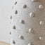 Kiara Light Grey Textured Dot Stoneware Table Lamp Base