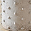 Kiara Light Grey Textured Dot Stoneware Table Lamp Base