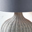 Liliana Grey Wash Rattan Table Lamp