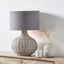 Liliana Grey Wash Rattan Table Lamp