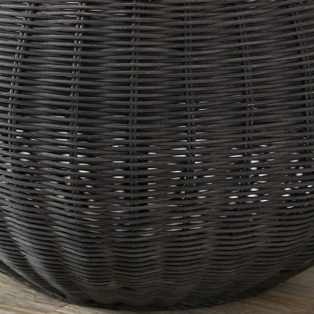 Liliana Black Rattan Table Lamp