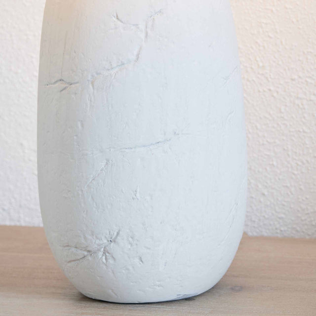 Avery White Vintage Textured Ceramic Table Lamp