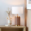 Tate Wood Effect Ceramic Table Lamp