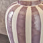 Portia Lilac Striped Ceramic Table Lamp Base