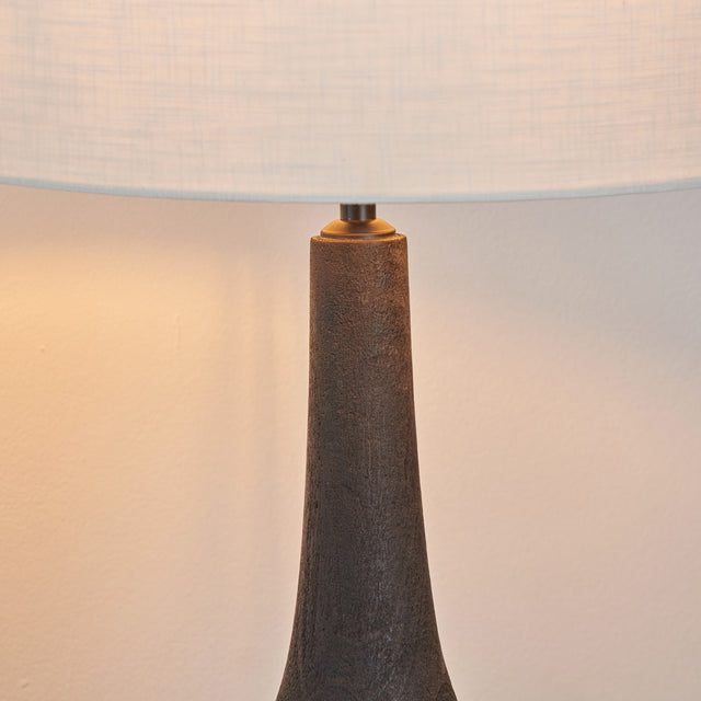 Maeve Black Mango Wood Curved Table Lamp Base