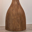 Maeve Chocolate Brown Mango Wood Curved Table Lamp Base