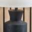 Kobe Black Mango Wood Contemporary Table Lamp Base