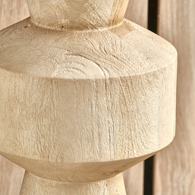 Kobe Natural Mango Wood Contemporary Table Lamp Base