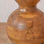 Zhuri Brown Oiled Mango Wood 3 Ball Design Table Lamp Base