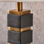 Marcella Matt Black Cube Design Table Lamp Base