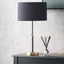 Laurie Black and Gold Rise and Fall Table Lamp