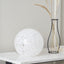 Rosalie Speckled White Glass Spherical Table Lamp