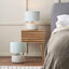 Kehlani Duck Egg Ceramic Bedside Table Lamp Set Of 2