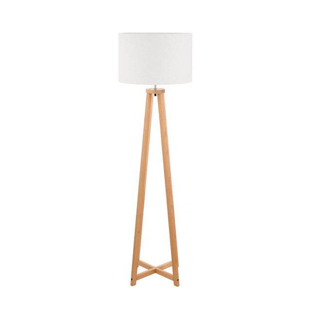 Margate Natural Wood Floor Lamp Base