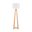 Margate Natural Wood Floor Lamp Base