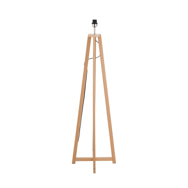 Margate Natural Wood Floor Lamp Base