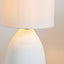 Avery White Vintage Textured Ceramic Floor Lamp