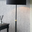 Laurie Black and Gold Rise and Fall Floor Lamp