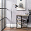 Blythe Black and Gold Task Floor Lamp