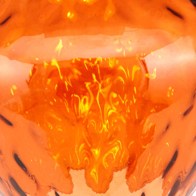 Evora Orange Diamond Optic Glass Pendant