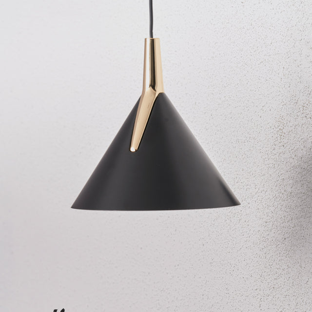 Stella Matt Black and Gold LED Wall Light