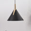 Stella Matt Black and Gold LED Wall Light