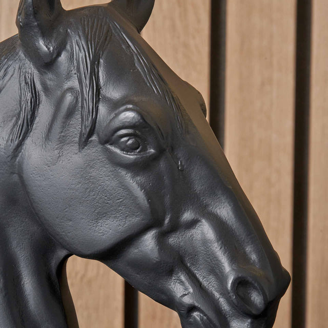 Indy Black Horse Head Ornament