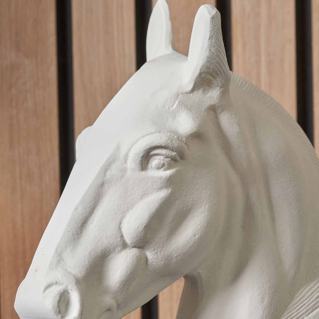 Indy White Horse Head Ornament