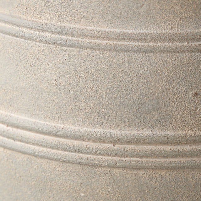 Raven Grey Wash Fibrestone Vase