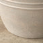 Raven Grey Wash Fibrestone Vase