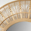 Adira Natural Bamboo Round Mirror