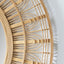 Adira Natural Bamboo Round Mirror