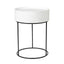 Ackerley White Storage Side Table