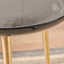 Celene Black Enamel Side Table