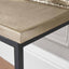 Frankland Cast Gold Console Table