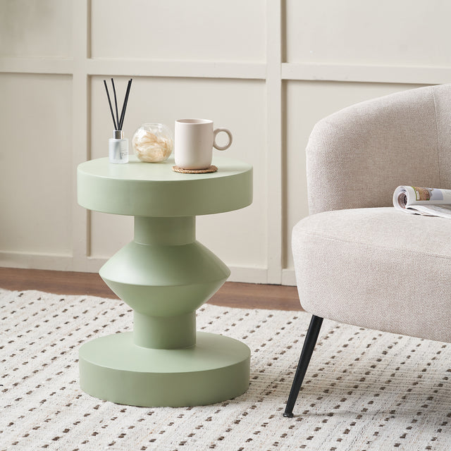 Nico Sage Fibrestone Side Table