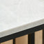 Lani White Marble Console Table