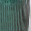 Oliva Sea Green Recycled Glass Ribbed Vase