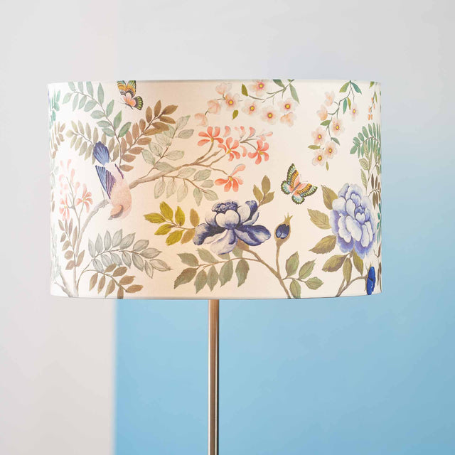 Designers Guild Porcelaine De Chine Cobalt Cylinder Lampshade