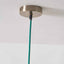 Designers Guild Varese Emerald Ribbed Glass Pendant