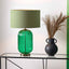 Designers Guild Varese Emerald Ribbed Glass Table Lamp