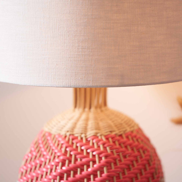 Designers Guild Brera Pimento Rattan Table Lamp